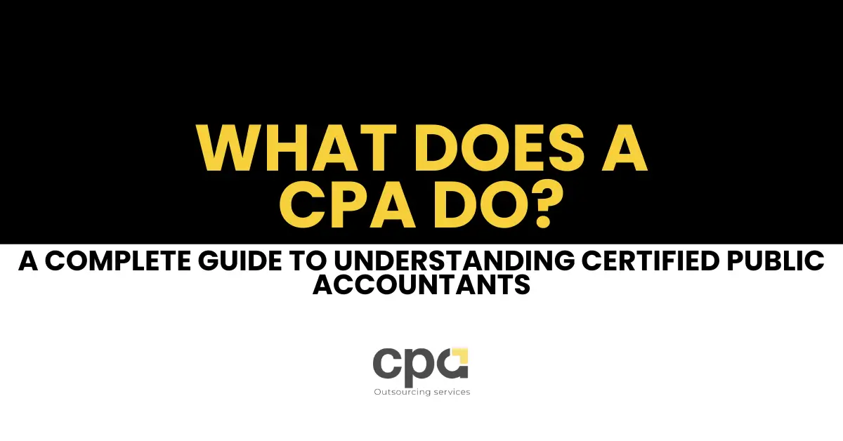 What Does a CPA Do
