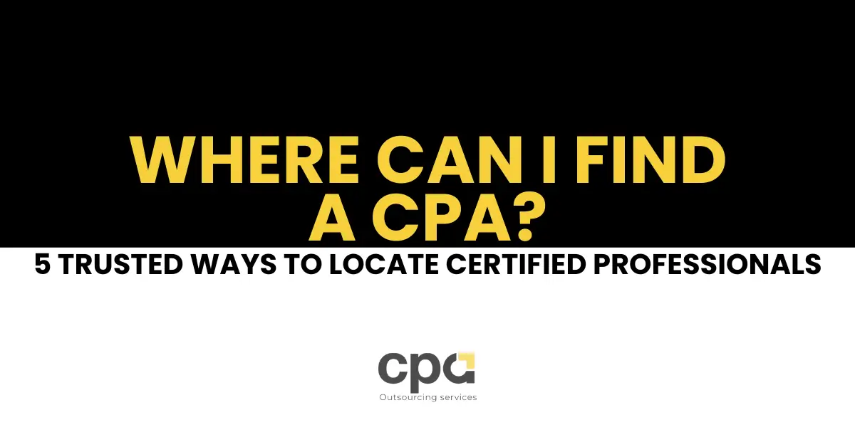 Where Can I Find a CPA